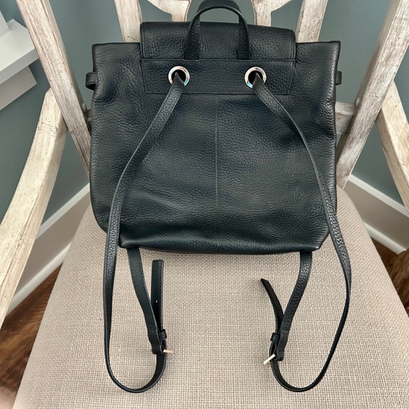Kate Spade Black Leather Women’s Backpack, Excellent Condition, Free Shipping - Picture 3 of 4